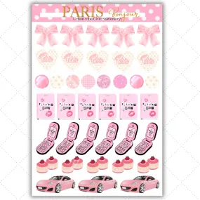 Black Girl Stickers - Paris Sticker Sheet 1