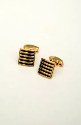 Black Gold Luxe Cufflinks