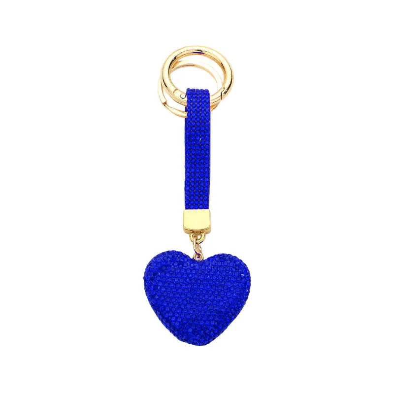 Bling Heart Keychain