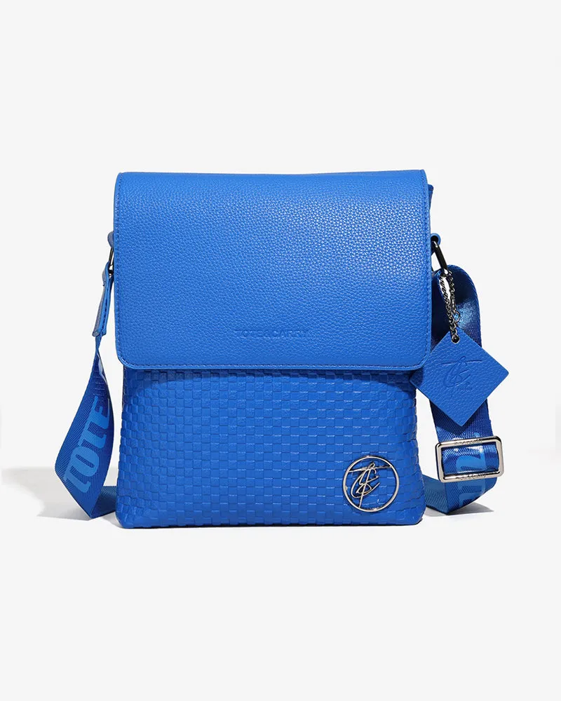 Blue Bodega Crossbody Messenger Bag