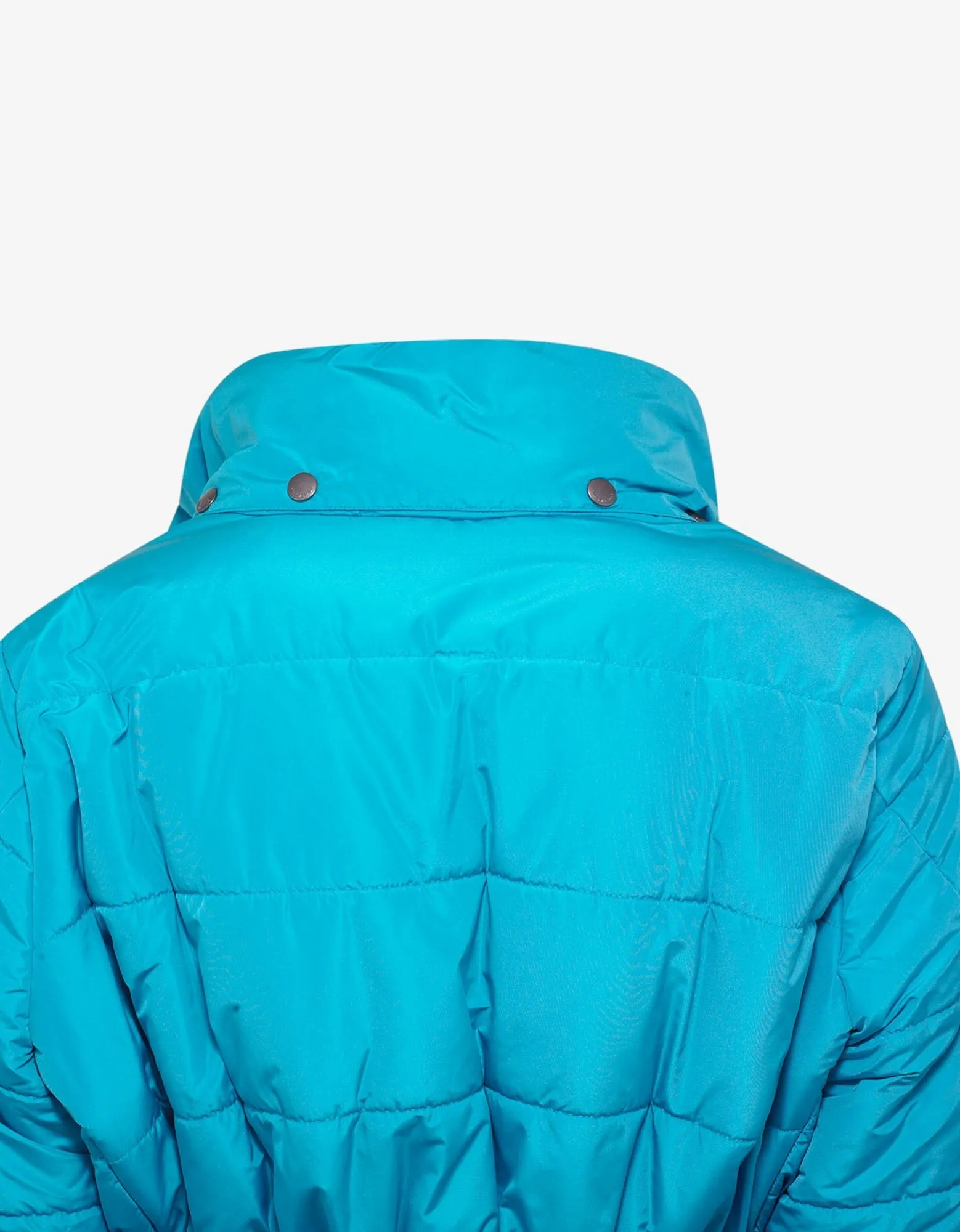 Blue Quilted Incognito Parka