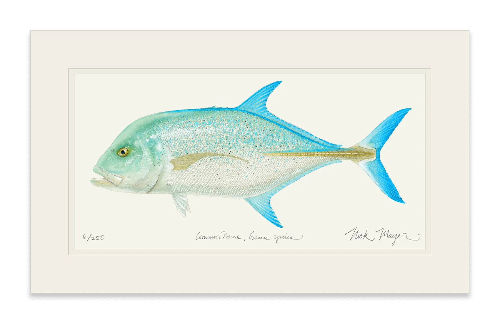 Bluefin Trevally Print