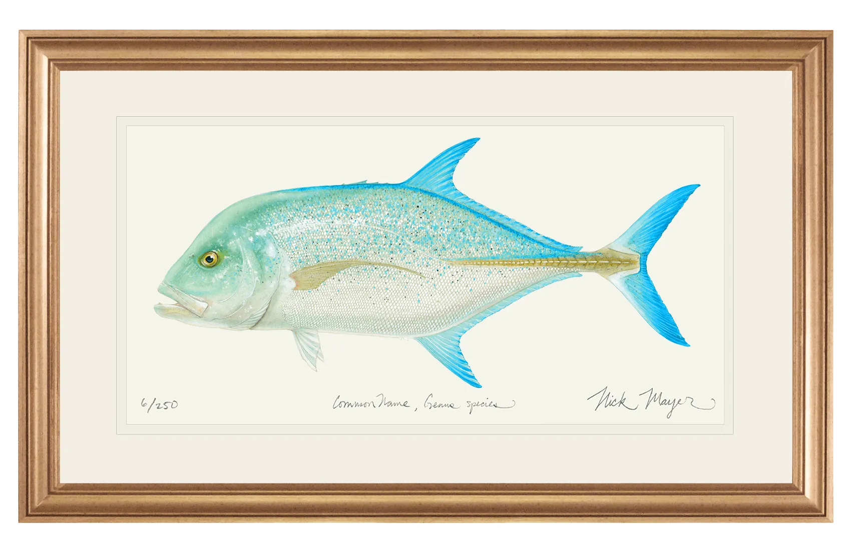 Bluefin Trevally Print