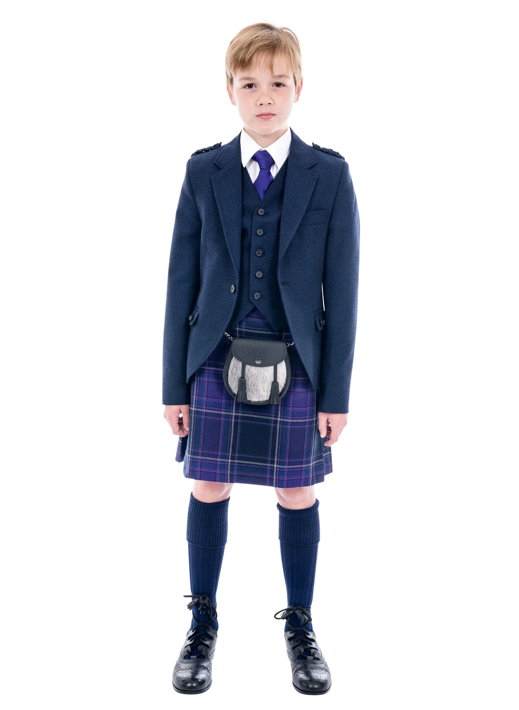 Boys Navy crail hire Outfit