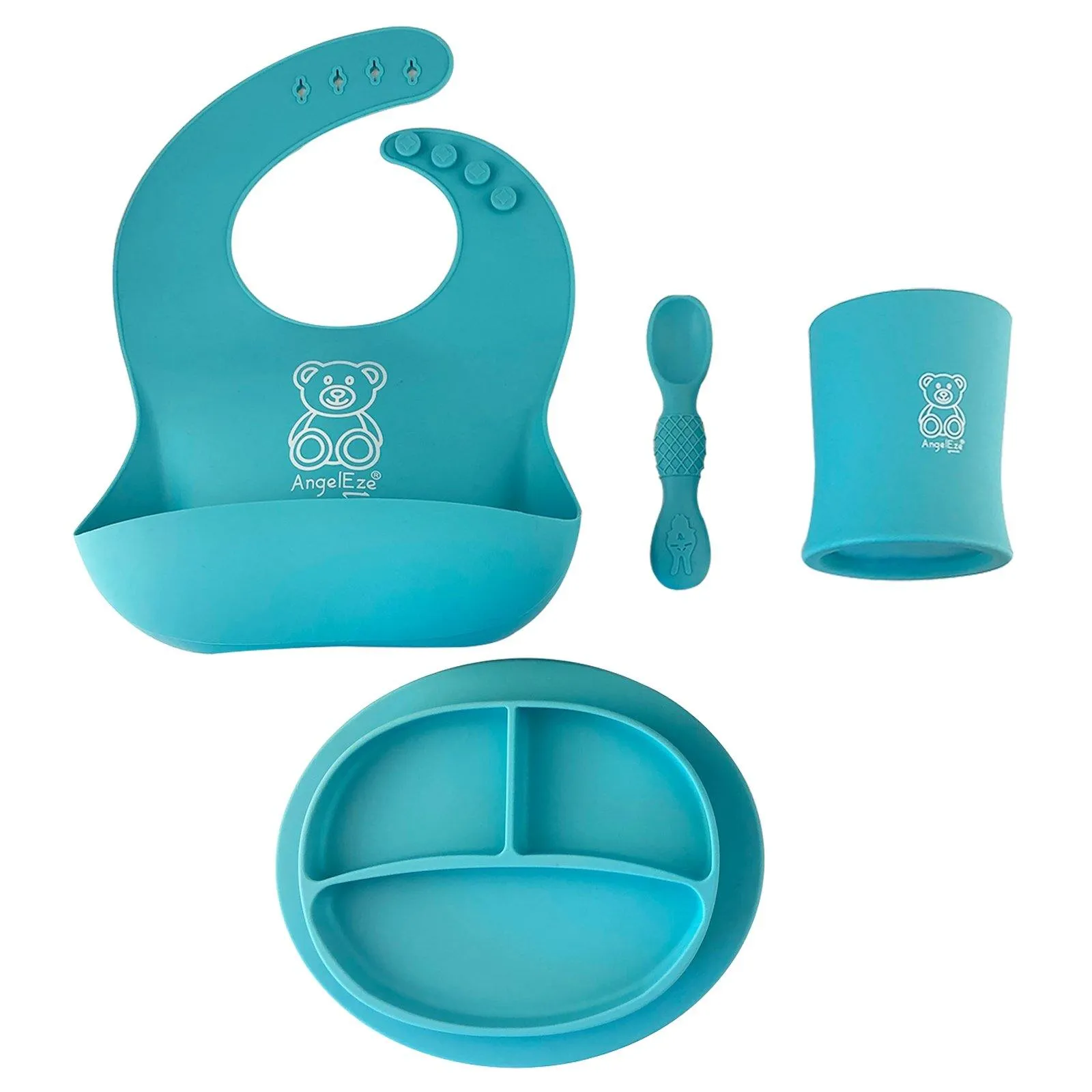 [BPA Free] Food Grade Baby Feeding Set - (4 Items)