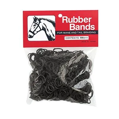 BRAIDING BANDS -BLACK