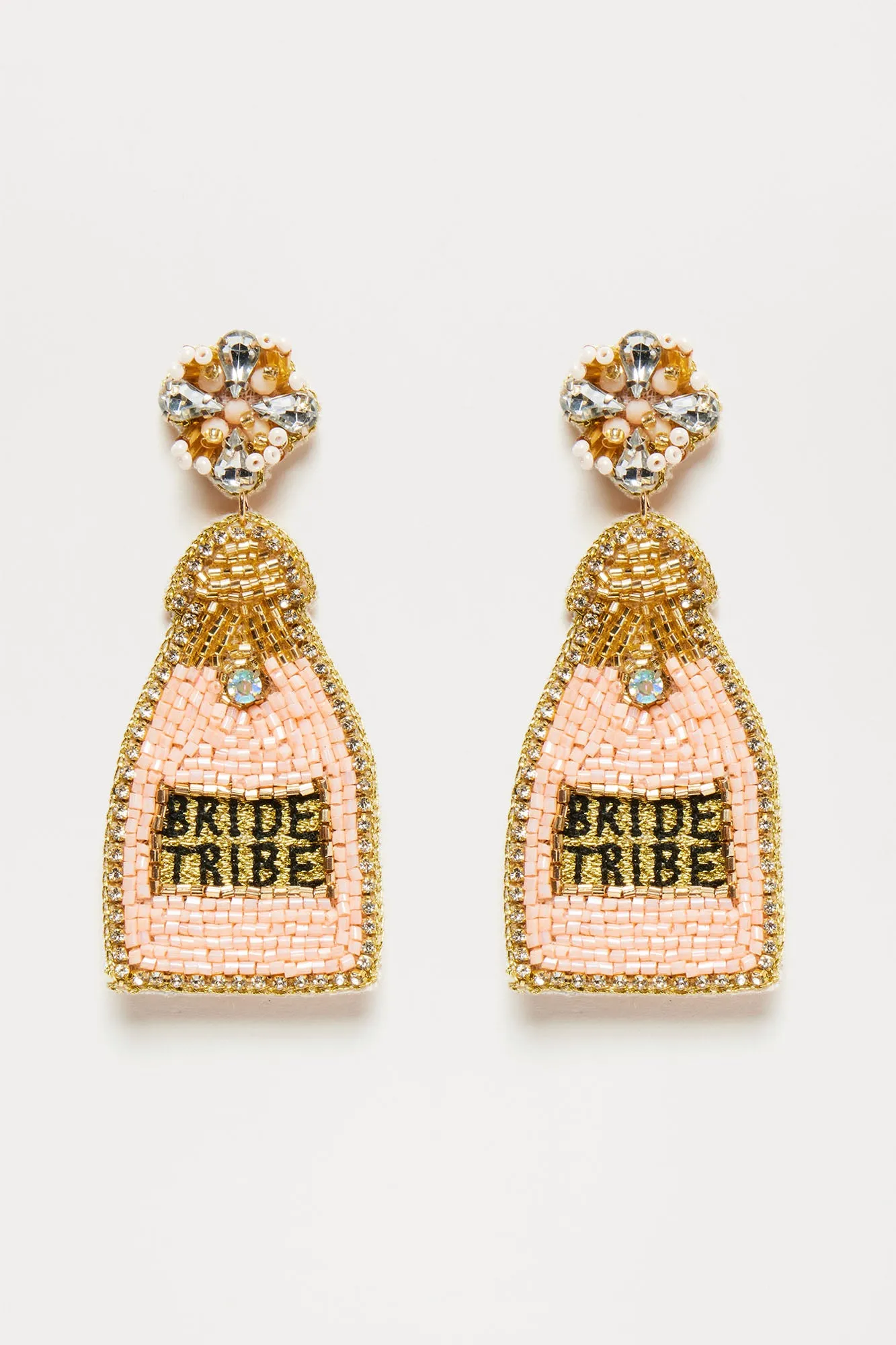 Bride Tribe Earrings - Pink