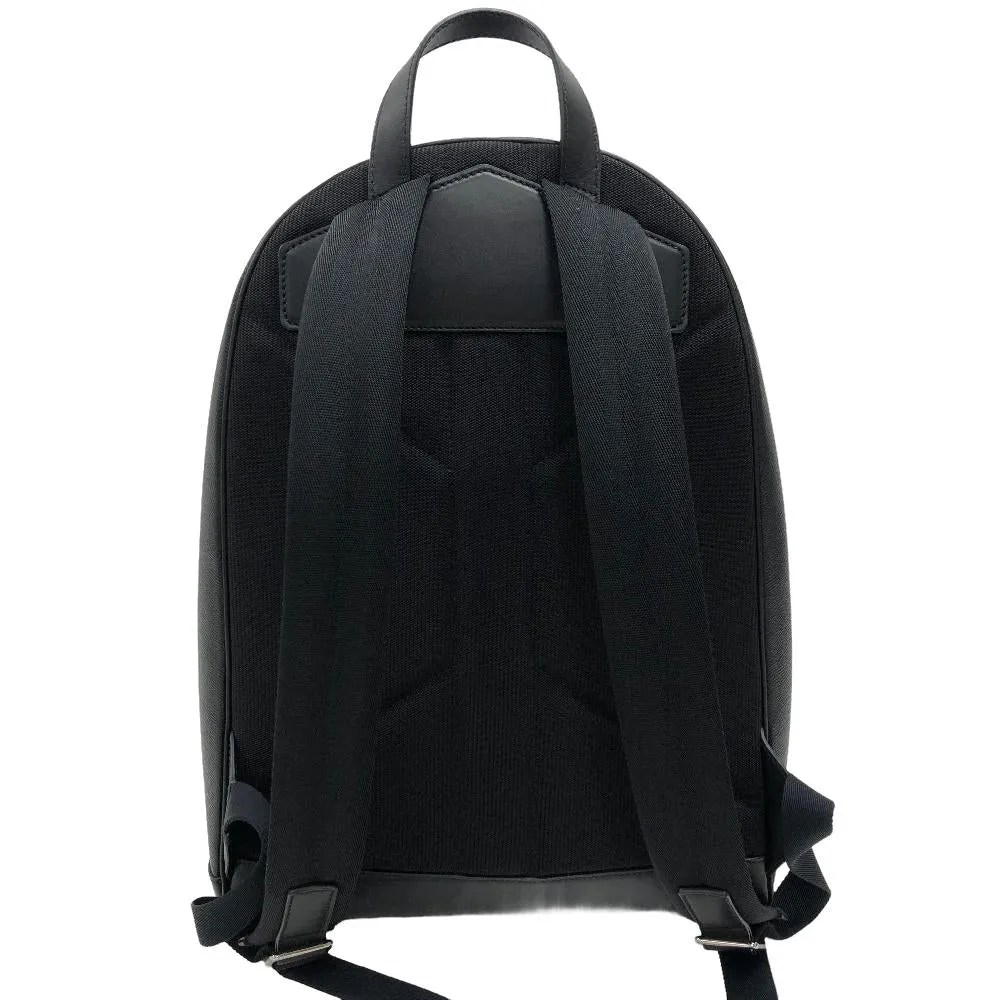 BURBERRY Backpack leather black mens(Unisex) Used Authentic