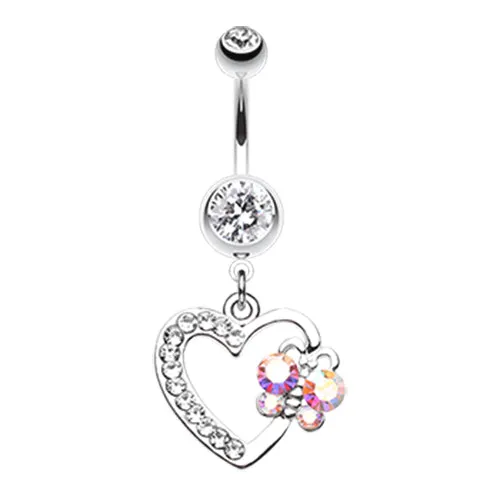 Butterfly Romance Belly Button Ring