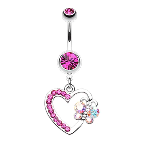 Butterfly Romance Belly Button Ring