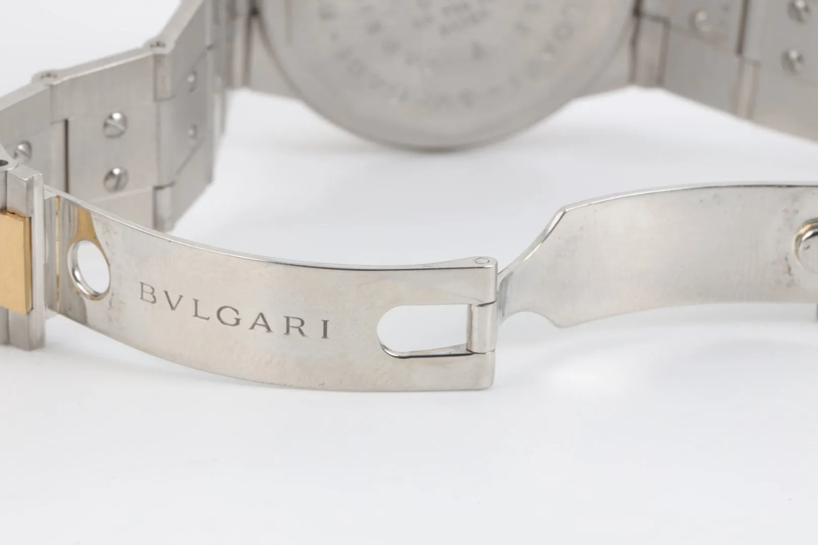 Bvlgari Diagono CH 35 SG Stainless Steel & 18K Yellow Gold 35mm Unisex Watch