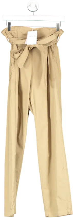 By Iris Beige Rocky Cotton Trouser Camel UK M