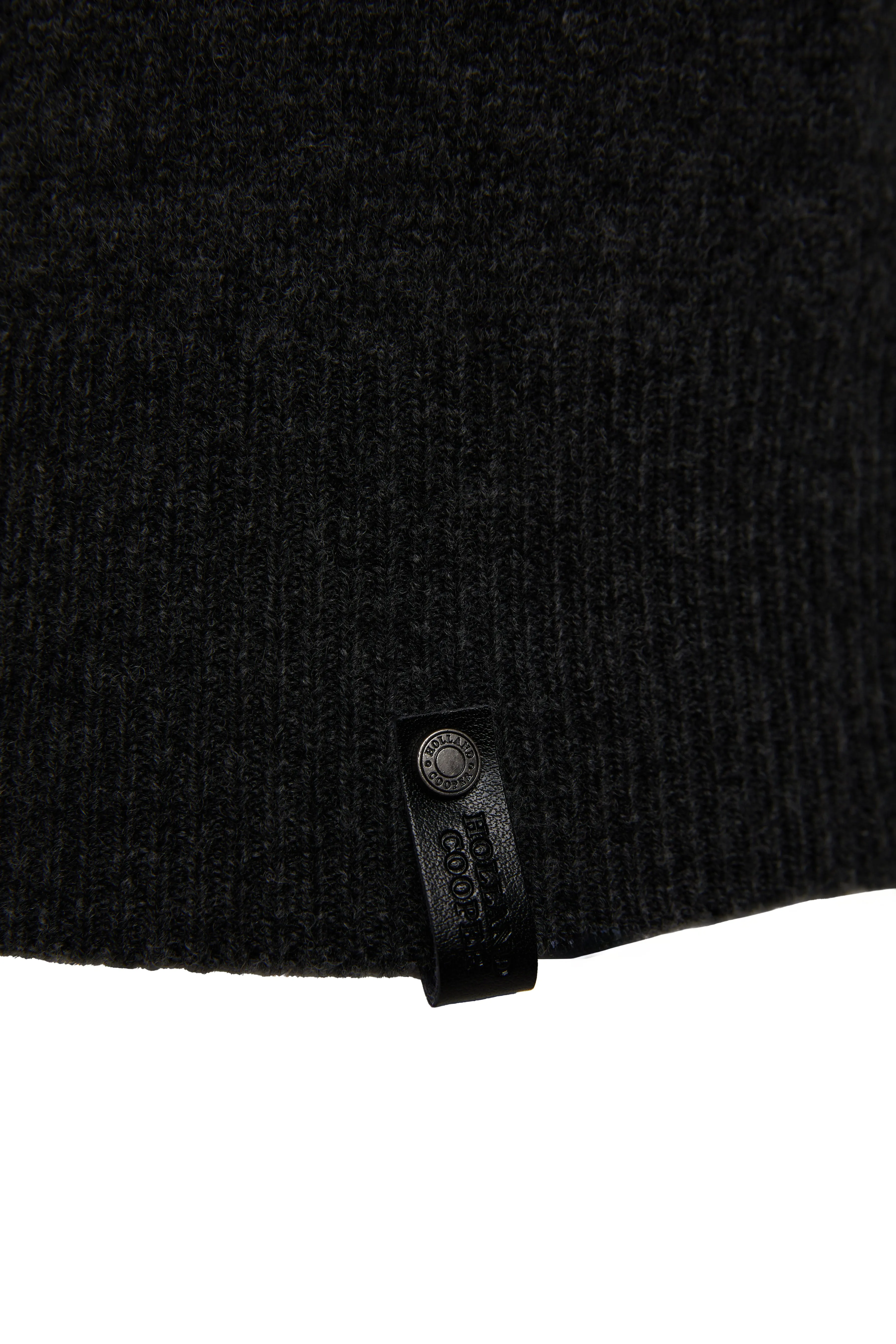 Byron Roll Neck Knit (Black)