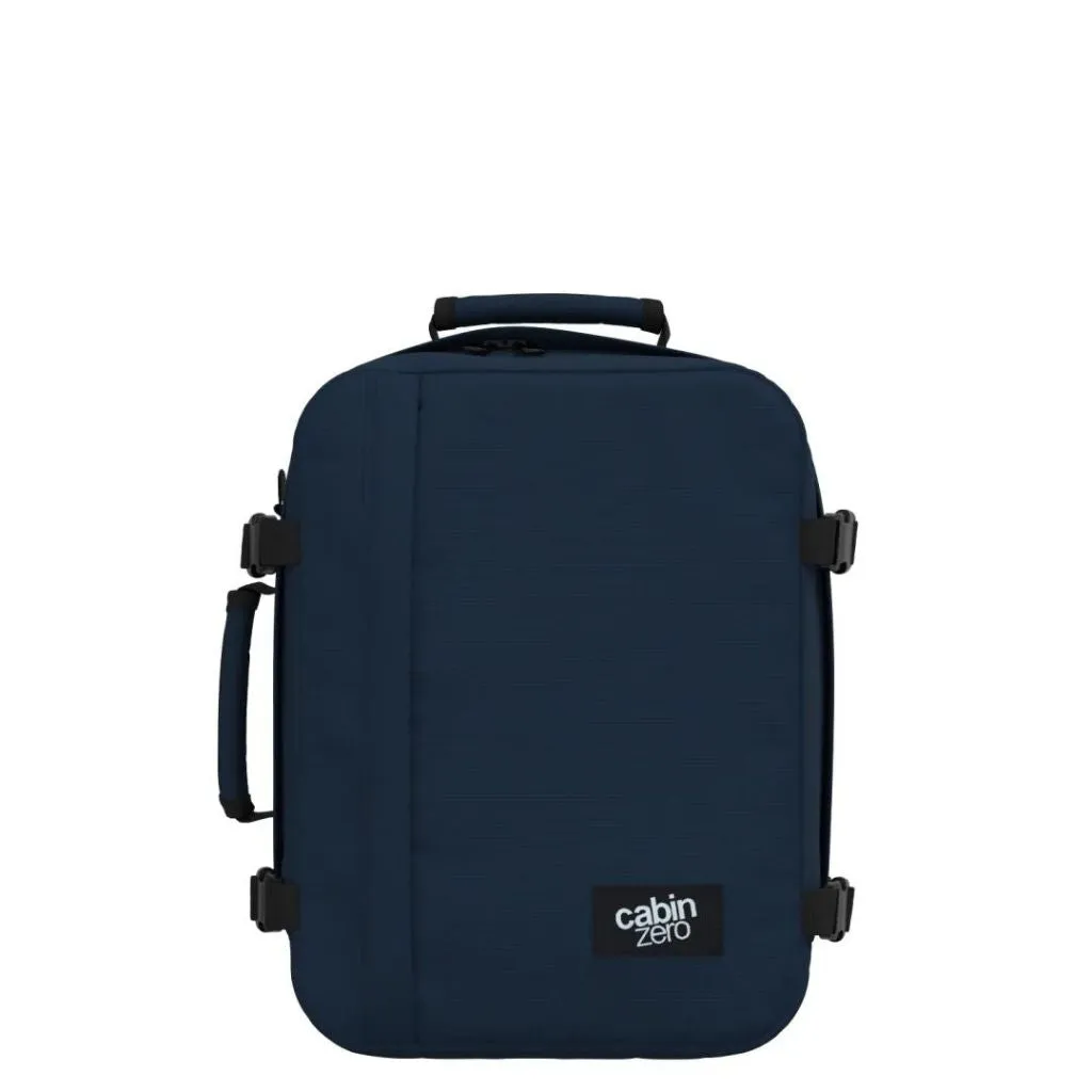 CabinZero Classic 28L Lightweight Carry On Backpack - Navy