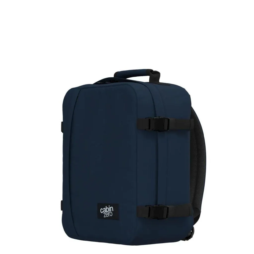 CabinZero Classic 28L Lightweight Carry On Backpack - Navy