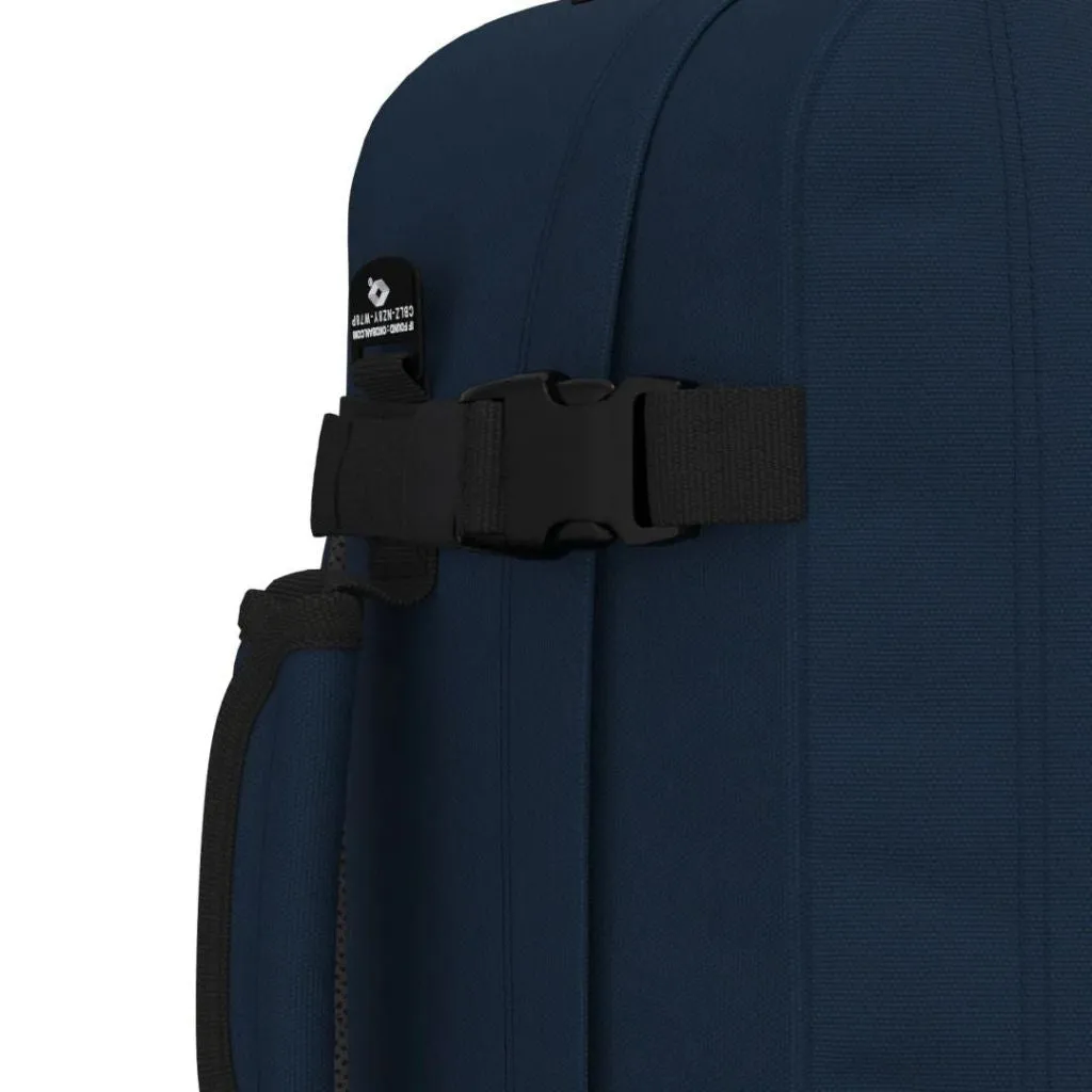 CabinZero Classic 28L Lightweight Carry On Backpack - Navy