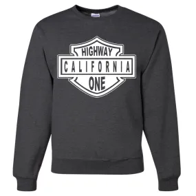 California Highway One Crewneck Sweatshirt