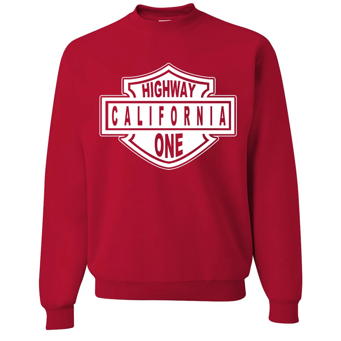 California Highway One Crewneck Sweatshirt