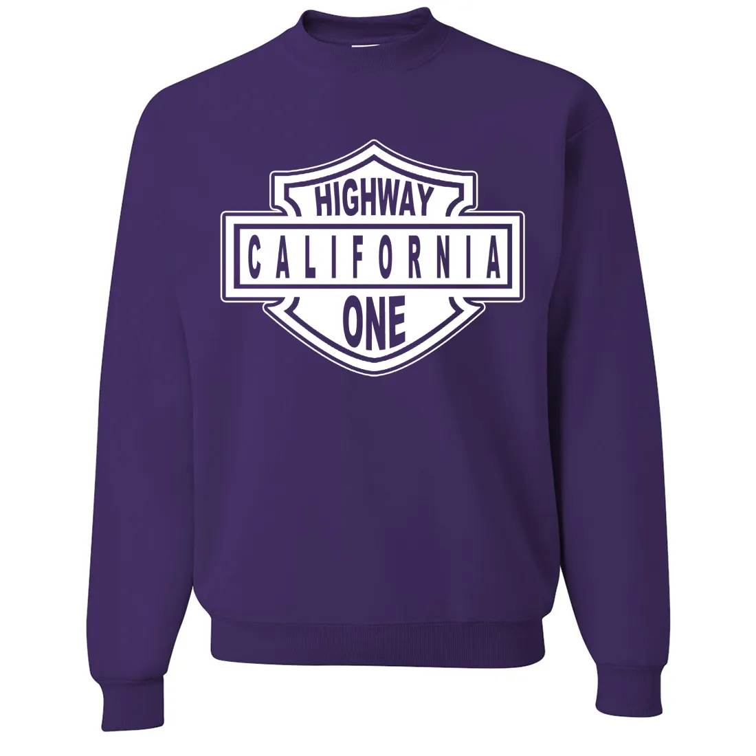 California Highway One Crewneck Sweatshirt