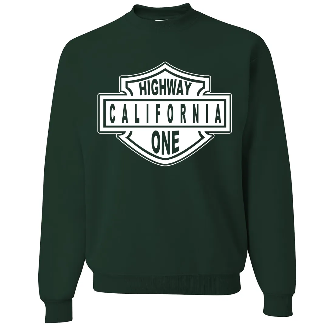 California Highway One Crewneck Sweatshirt