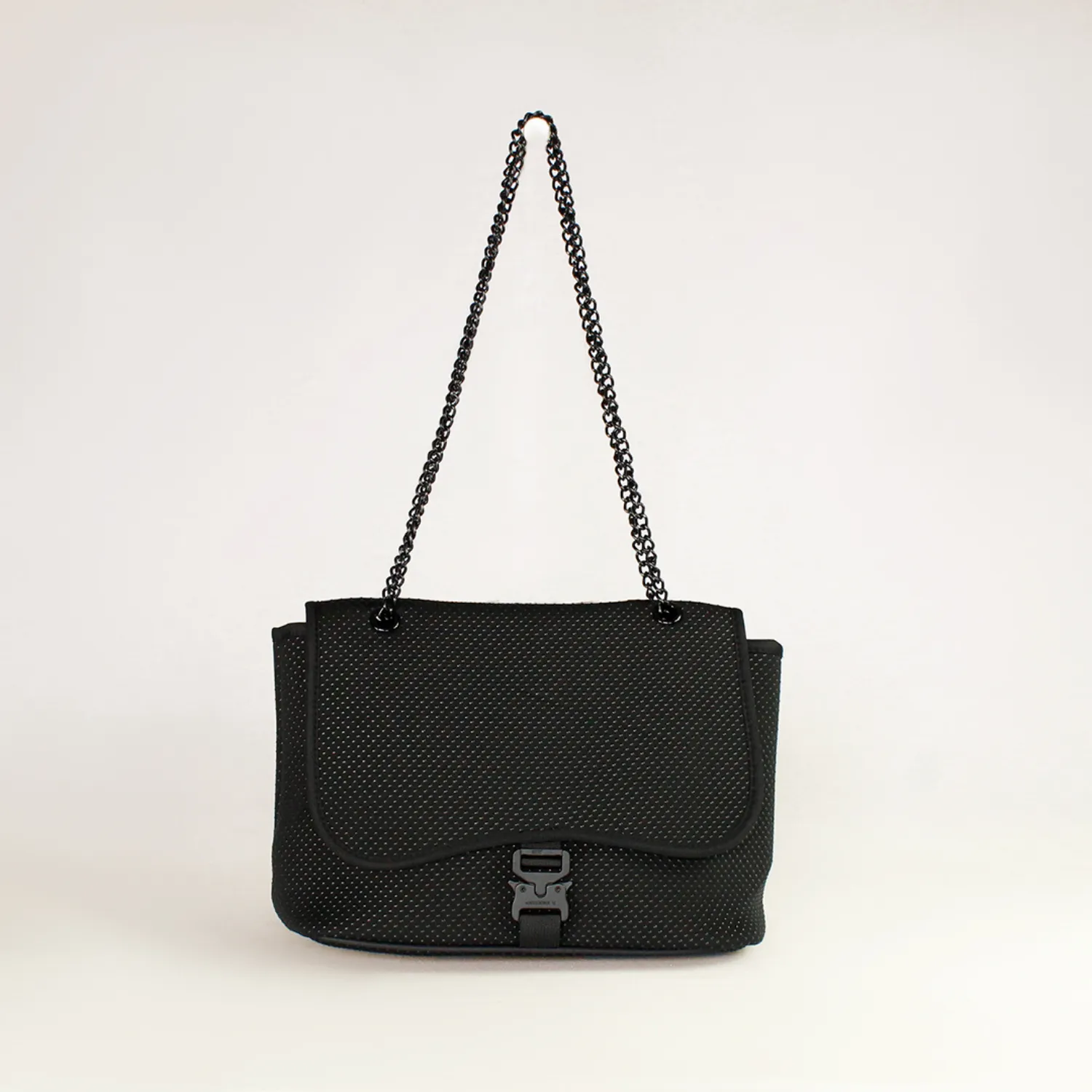 CAMERA BAG   FLAP CROSSBODY - BLACK