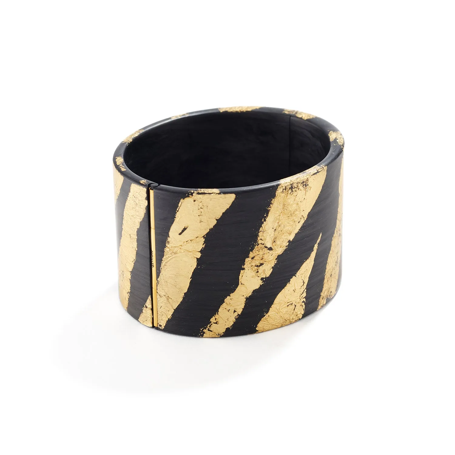 Carbon Fiber Gold Bracelet