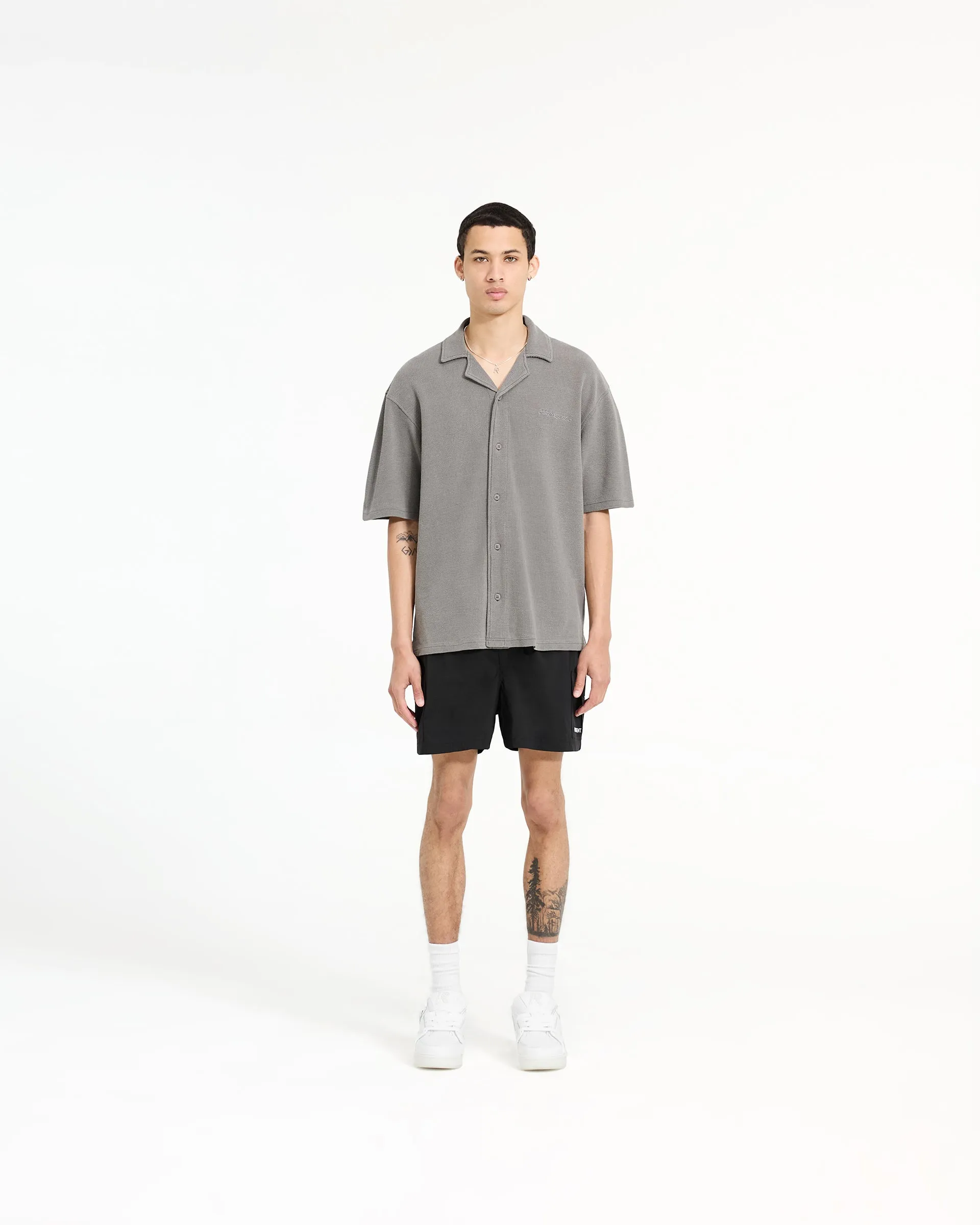 Cargo Swim Shorts - Jet Black