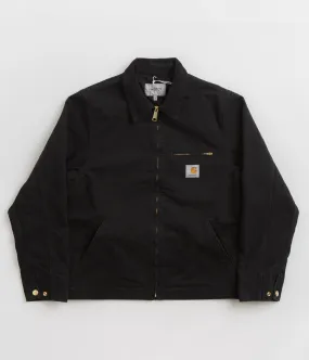 Carhartt Detroit Jacket - Black / Black / Aged Canvas