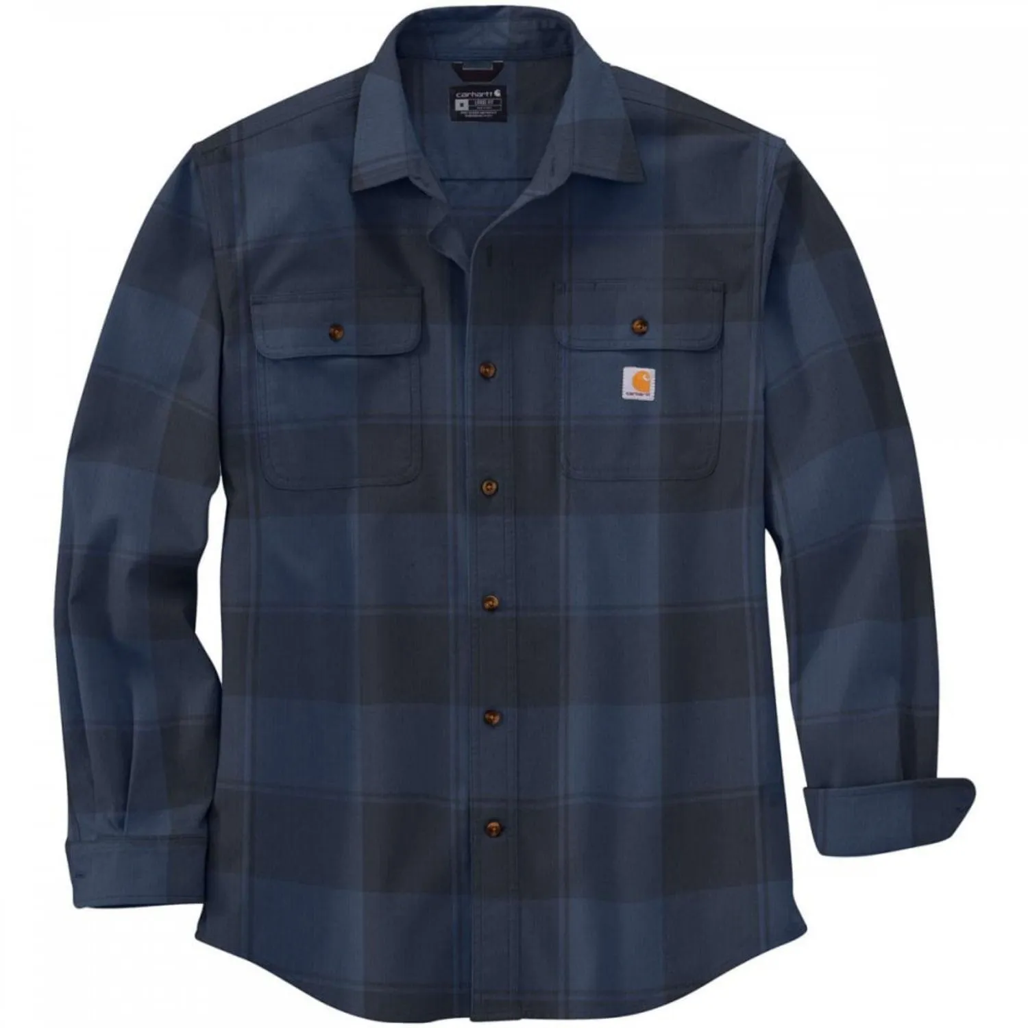 Carhartt Men's Loose Fit Heavyweight Flannel Button-Down Work Shirt