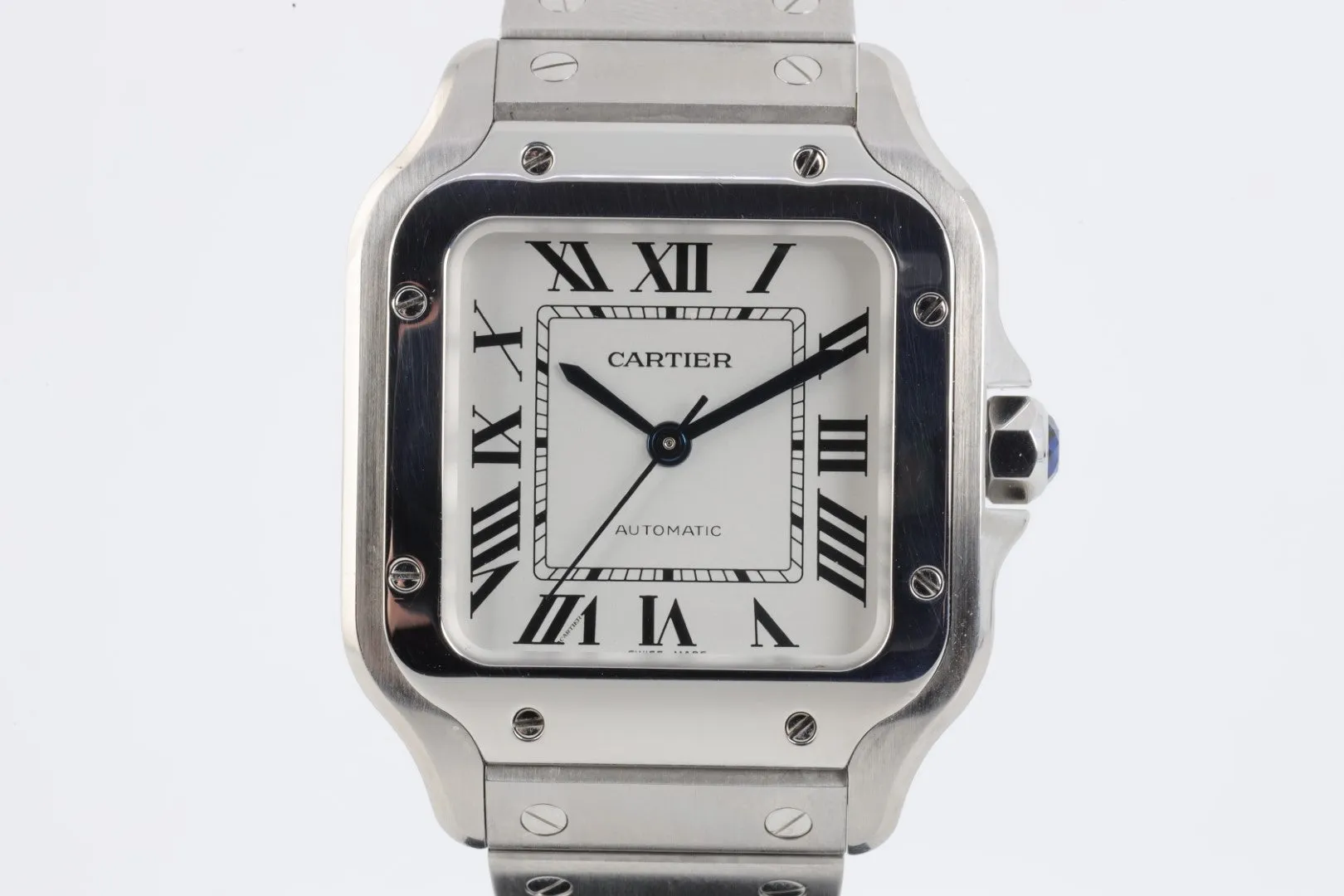 Cartier Santos De Cartier 4075 Stainless Steel 33mm Men's Watch 2019