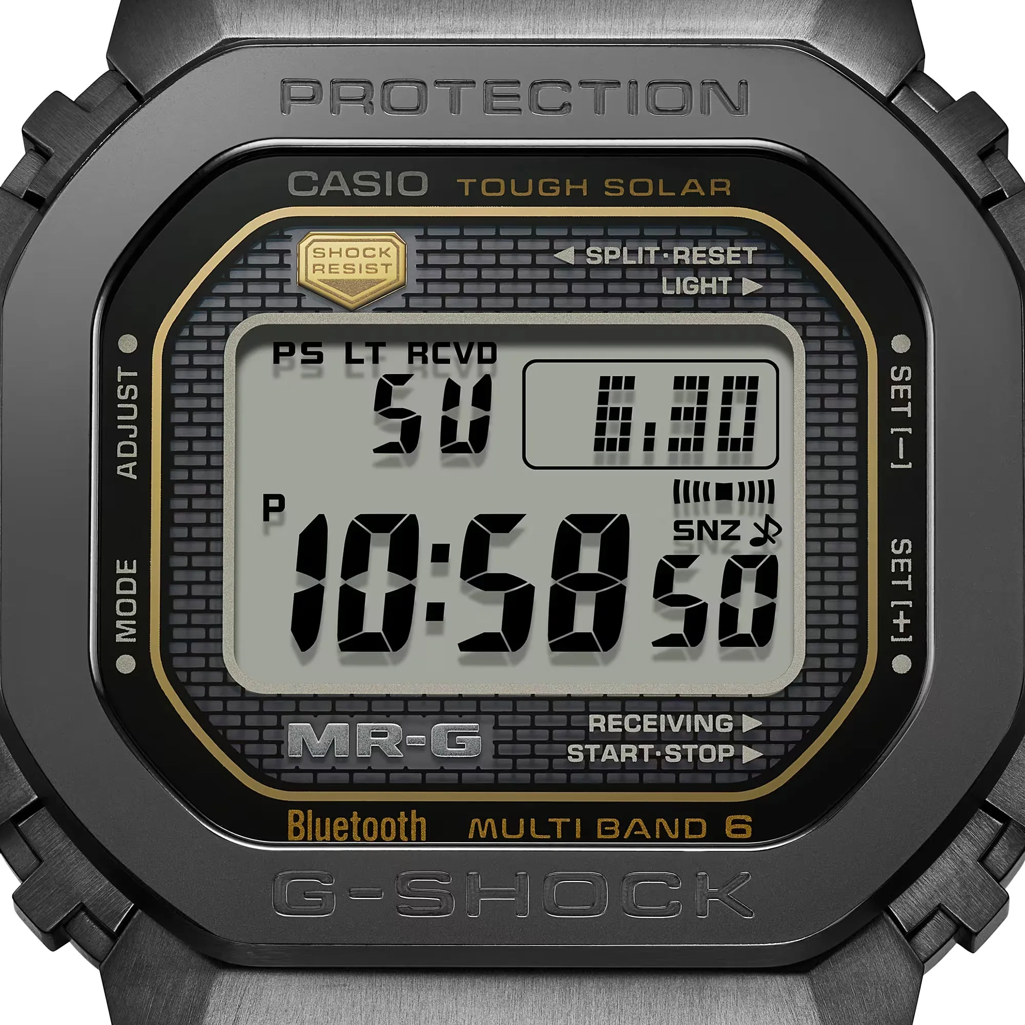 Casio G-SHOCK MRG Fluoro-Rubber Band Kiwami Titanium Square MRGB5000R-1 Watch