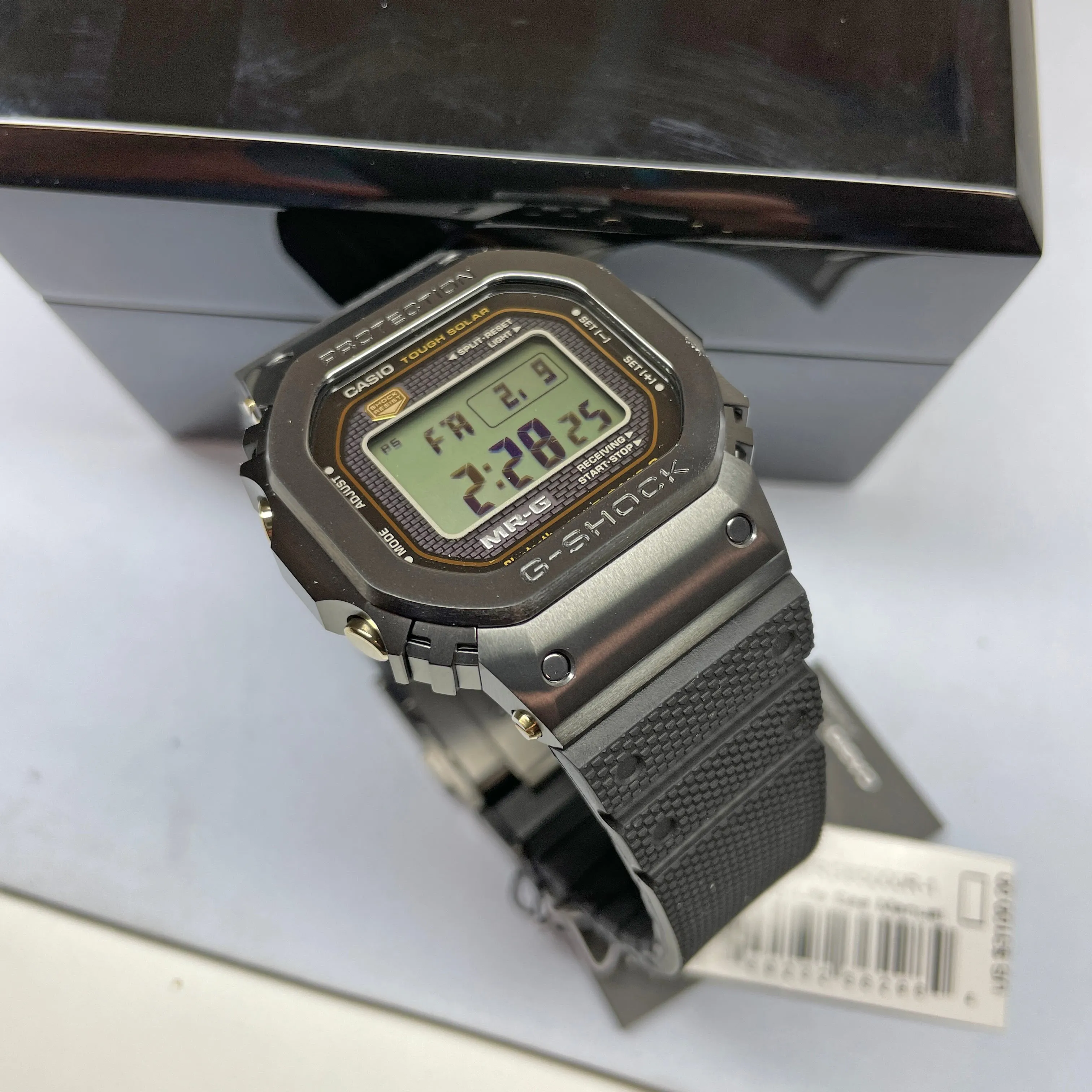 Casio G-SHOCK MRG Fluoro-Rubber Band Kiwami Titanium Square MRGB5000R-1 Watch