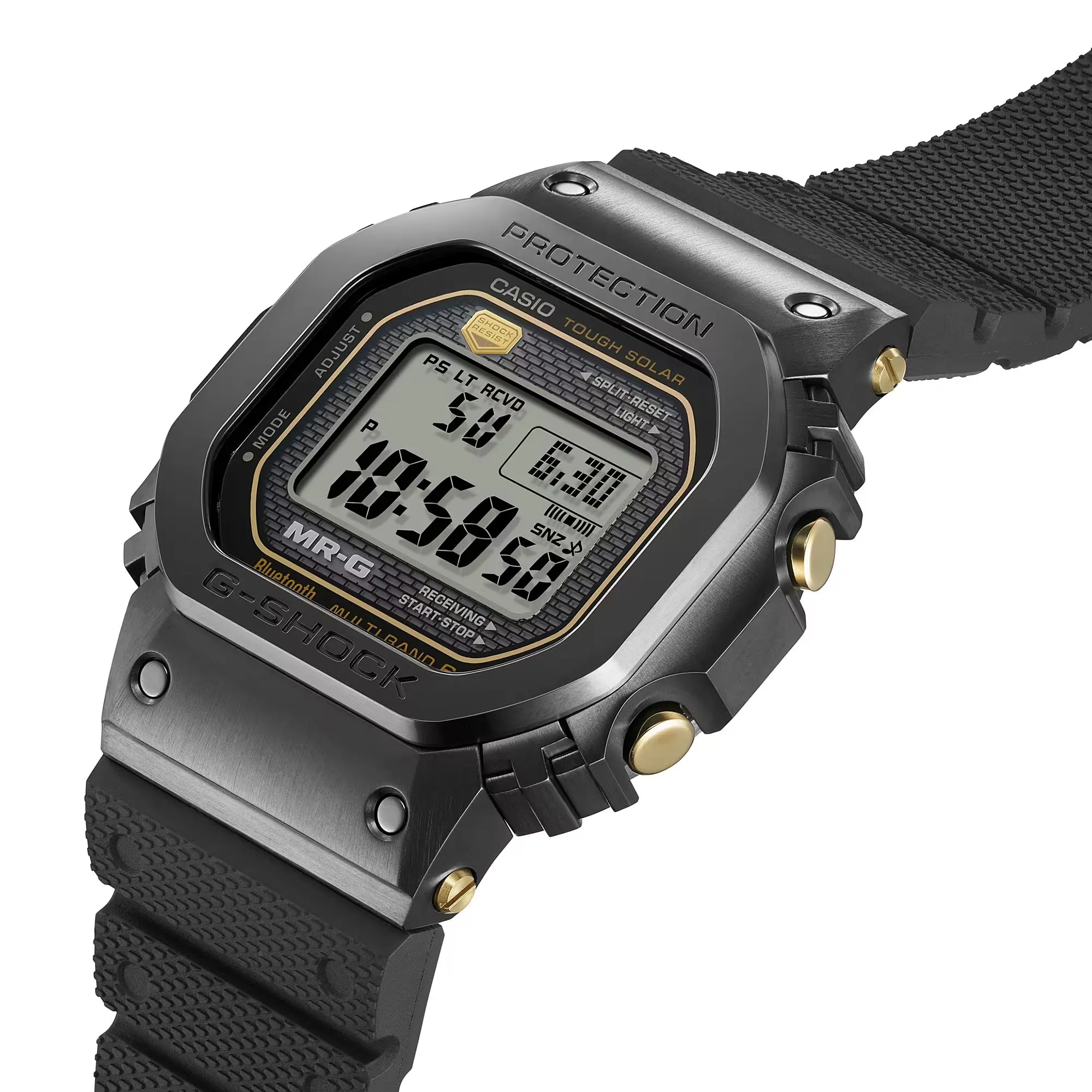 Casio G-SHOCK MRG Fluoro-Rubber Band Kiwami Titanium Square MRGB5000R-1 Watch