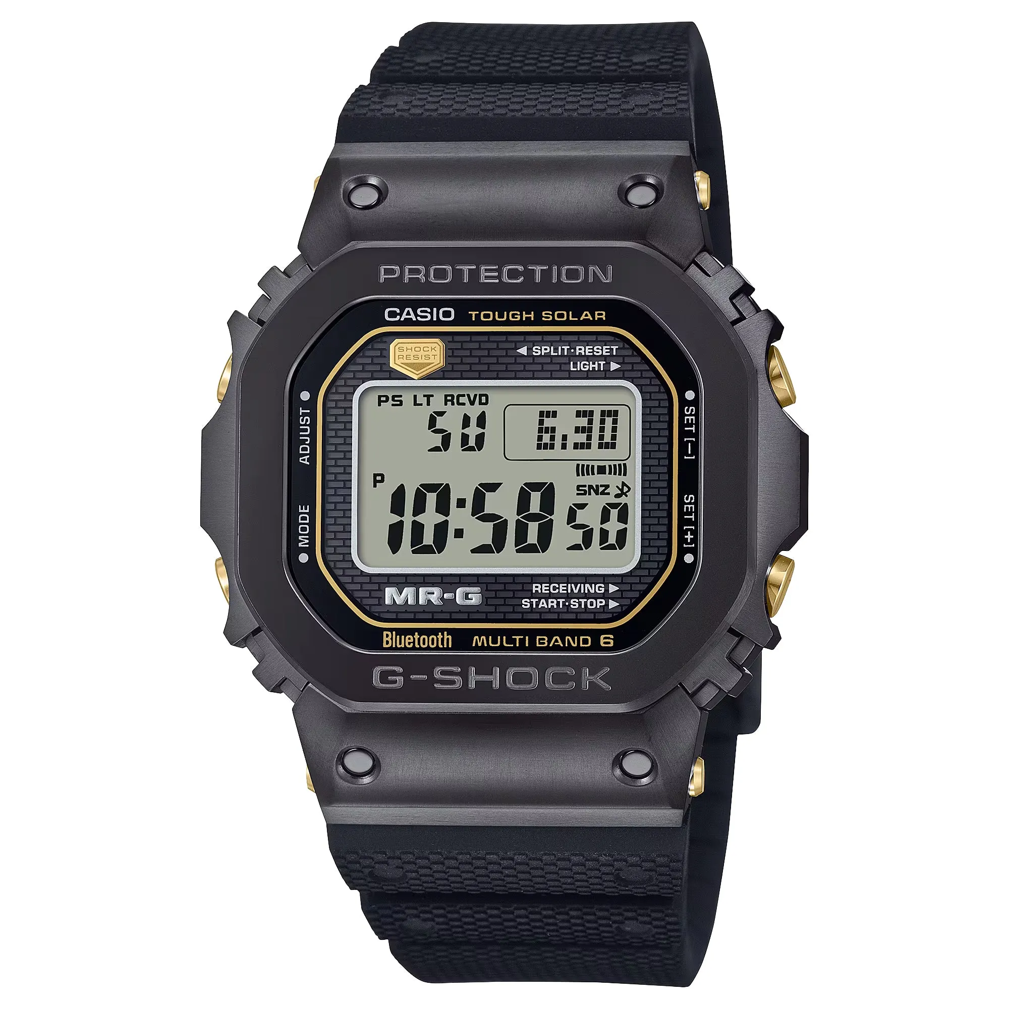 Casio G-SHOCK MRG Fluoro-Rubber Band Kiwami Titanium Square MRGB5000R-1 Watch