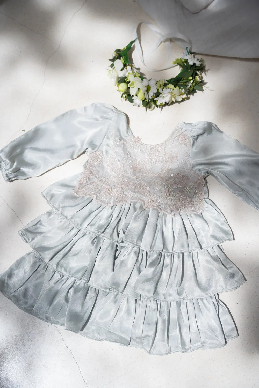 Celestial Mist Baby Dress