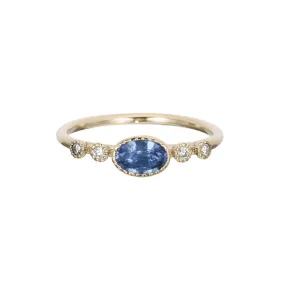 Ceylon Sapphire Dew Ring