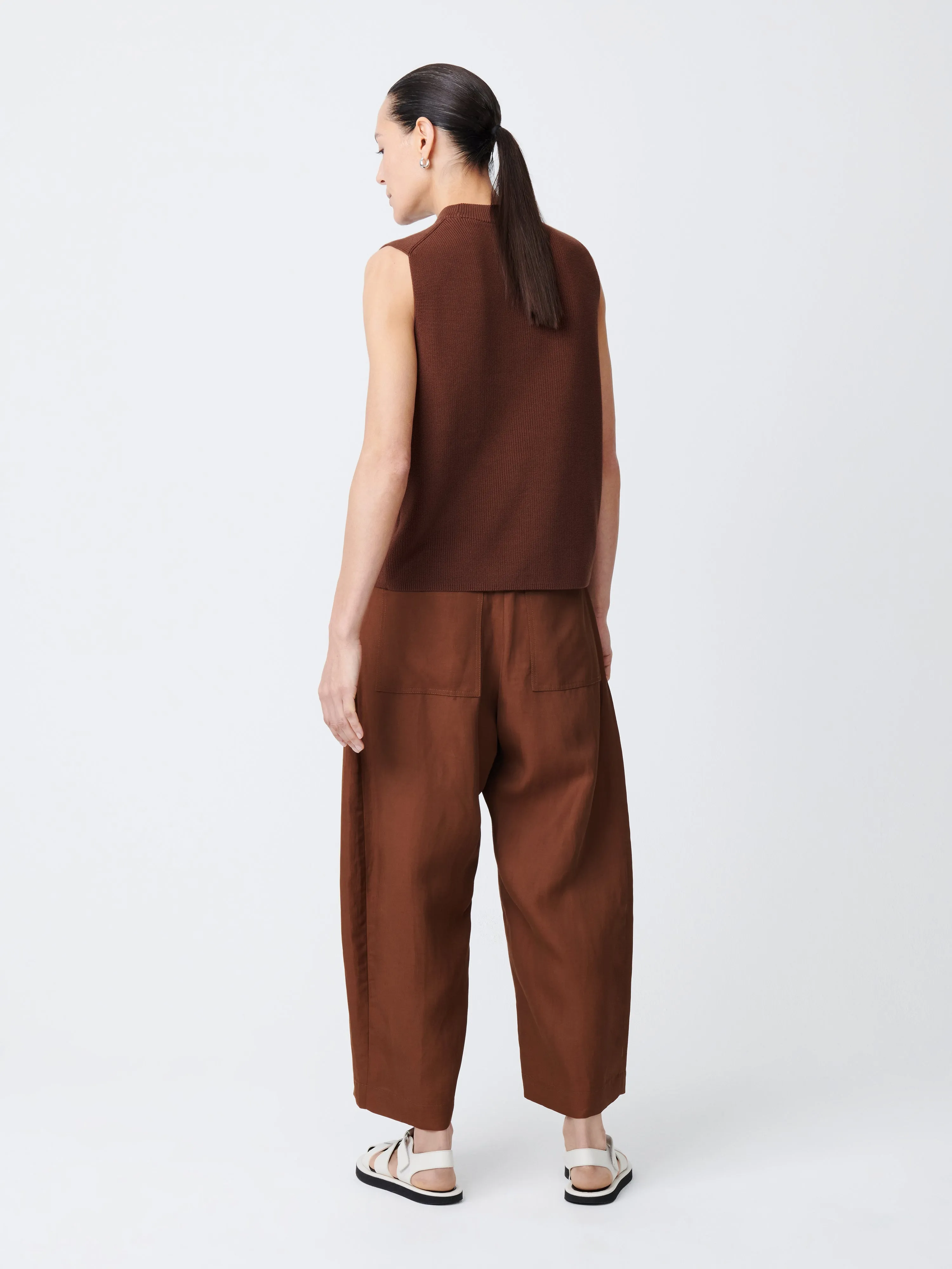 Chalco Pant in Carob Brown