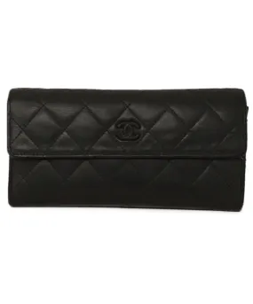 Chanel Black Leather Wallet