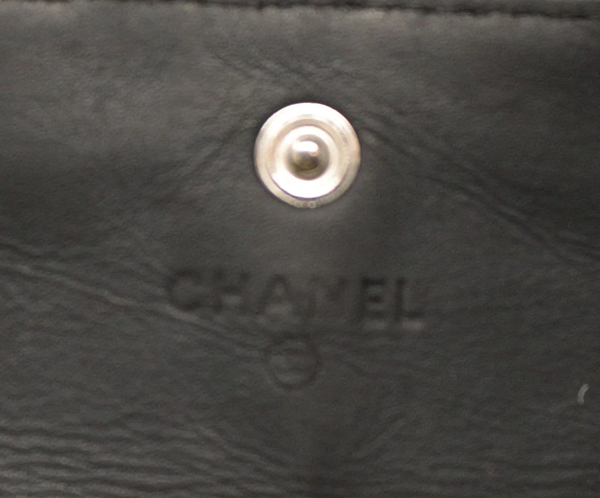 Chanel Black Leather Wallet