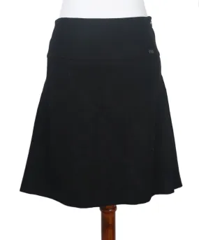 Chanel Black Wool Skirt sz 2