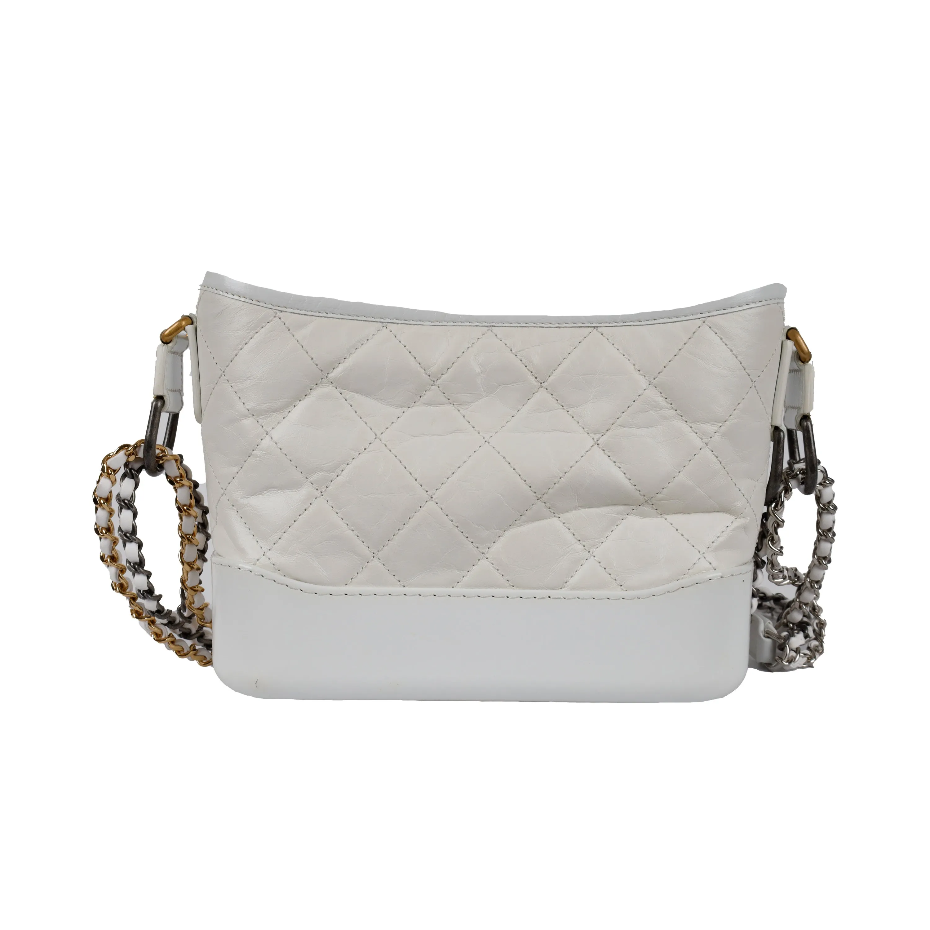 Chanel Quilted Leather Gabrielle Hobo Bag - '10s