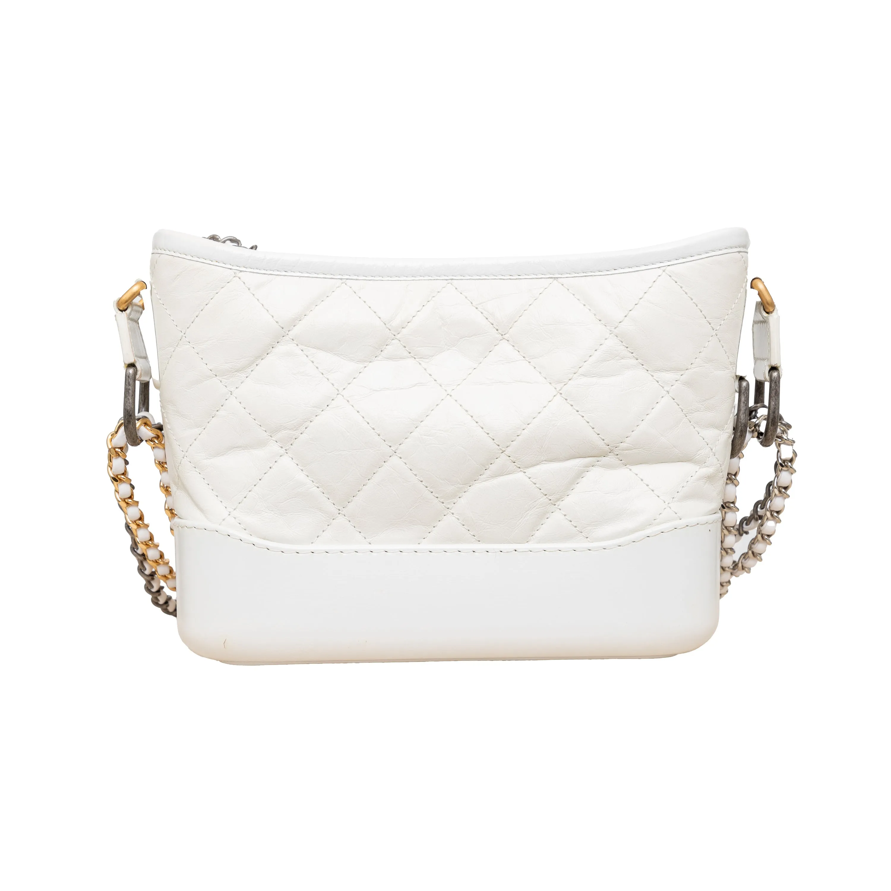 Chanel Quilted Leather Gabrielle Hobo Bag - '10s