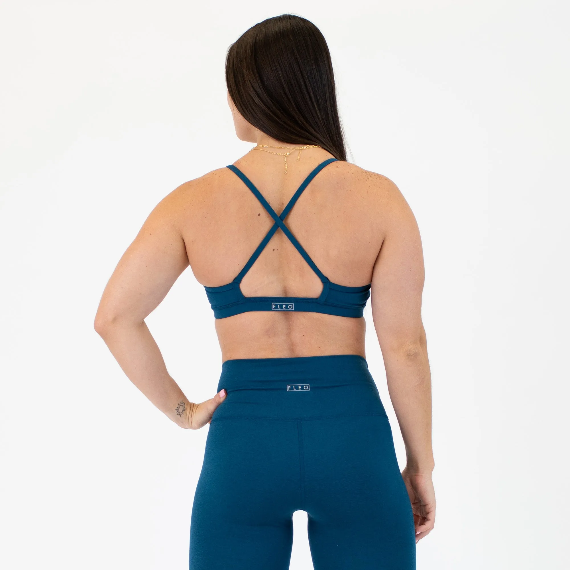 Chloe High Neck Sports Bra - Light Support