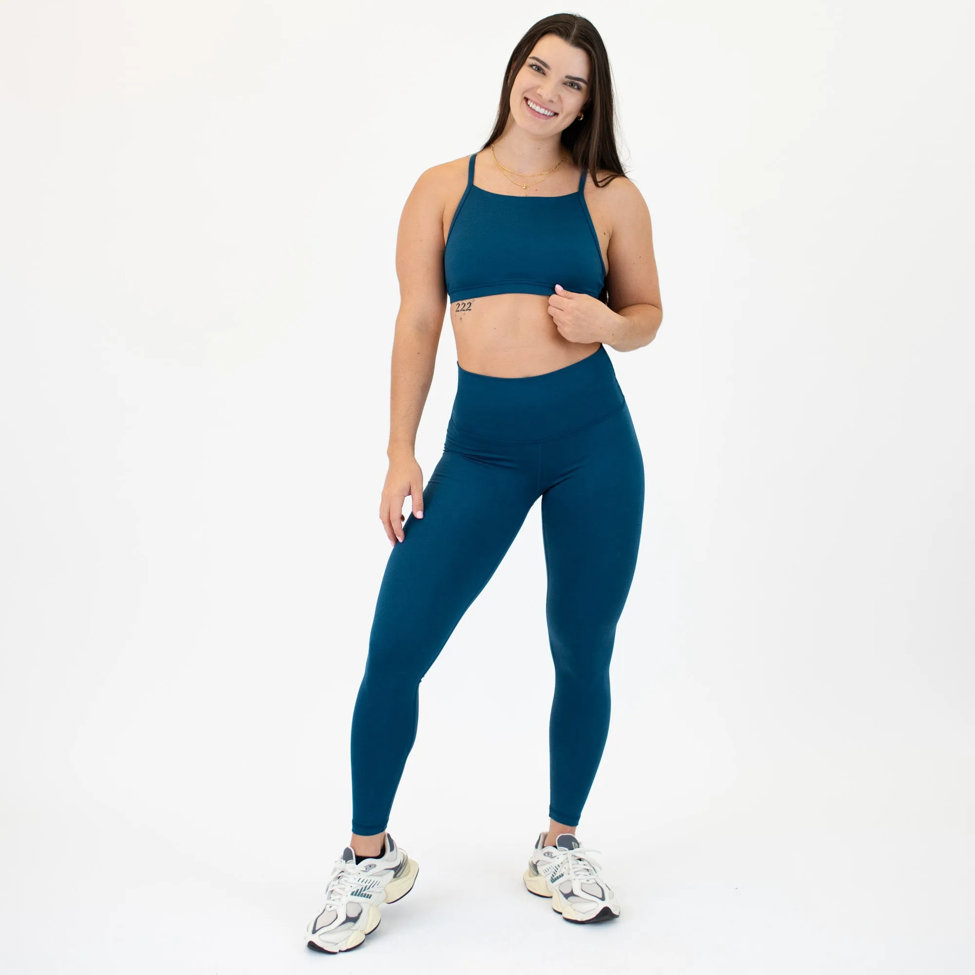 Chloe High Neck Sports Bra - Light Support