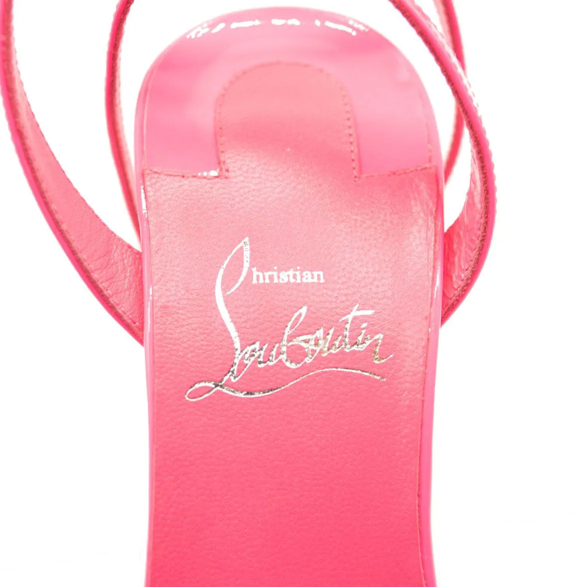 Christian Louboutin Loubigirl 100 Sandals In Rose-pink Patent Leather