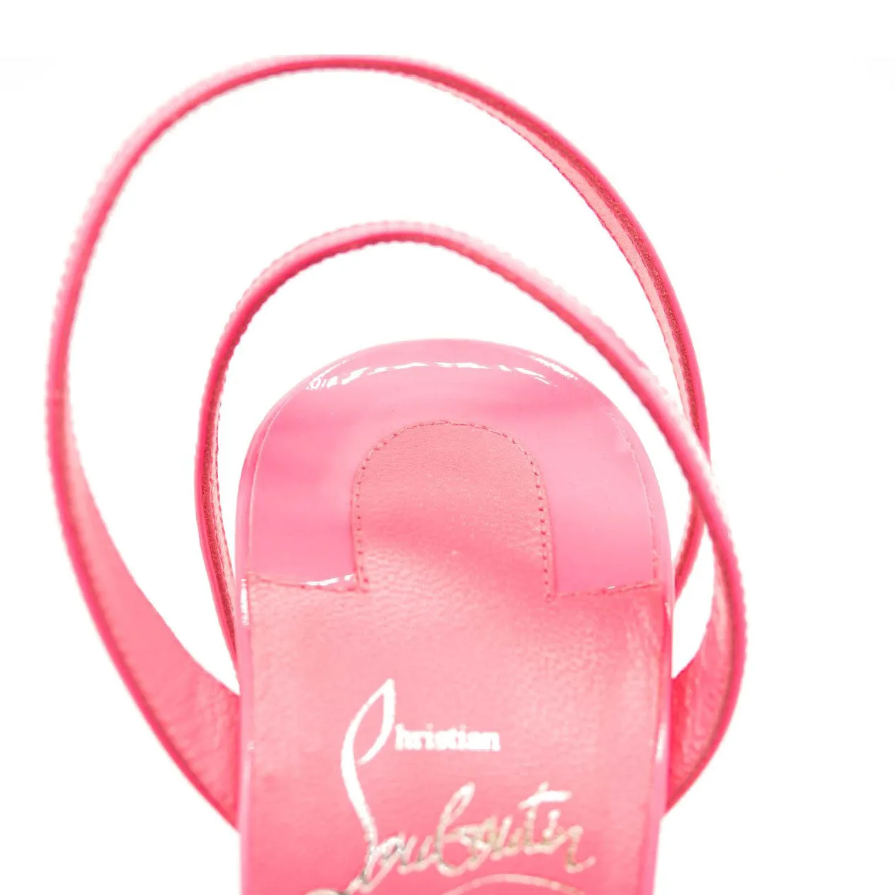 Christian Louboutin Loubigirl 100 Sandals In Rose-pink Patent Leather