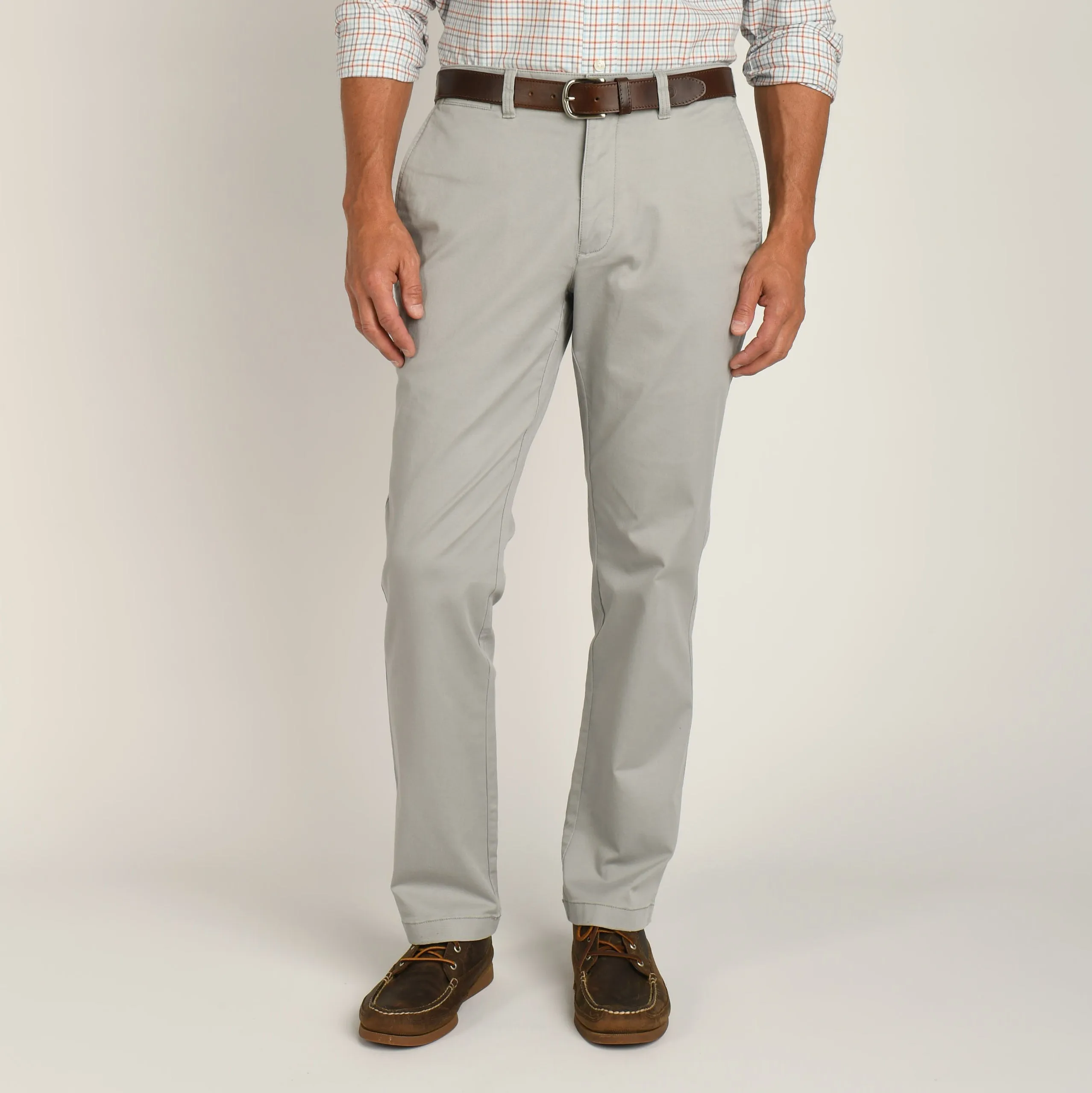 Classic Fit Gold School Chino - Limestone Gray