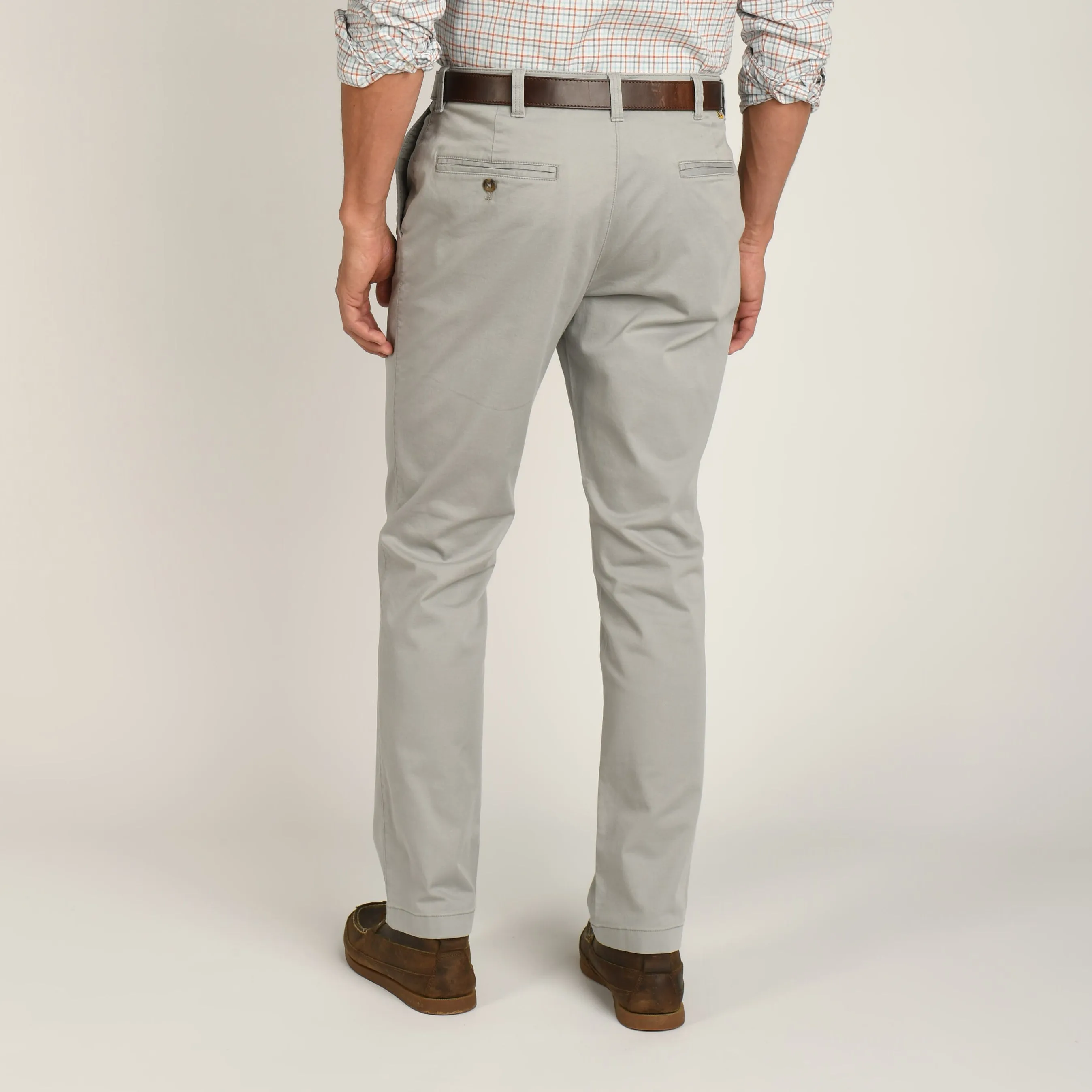 Classic Fit Gold School Chino - Limestone Gray