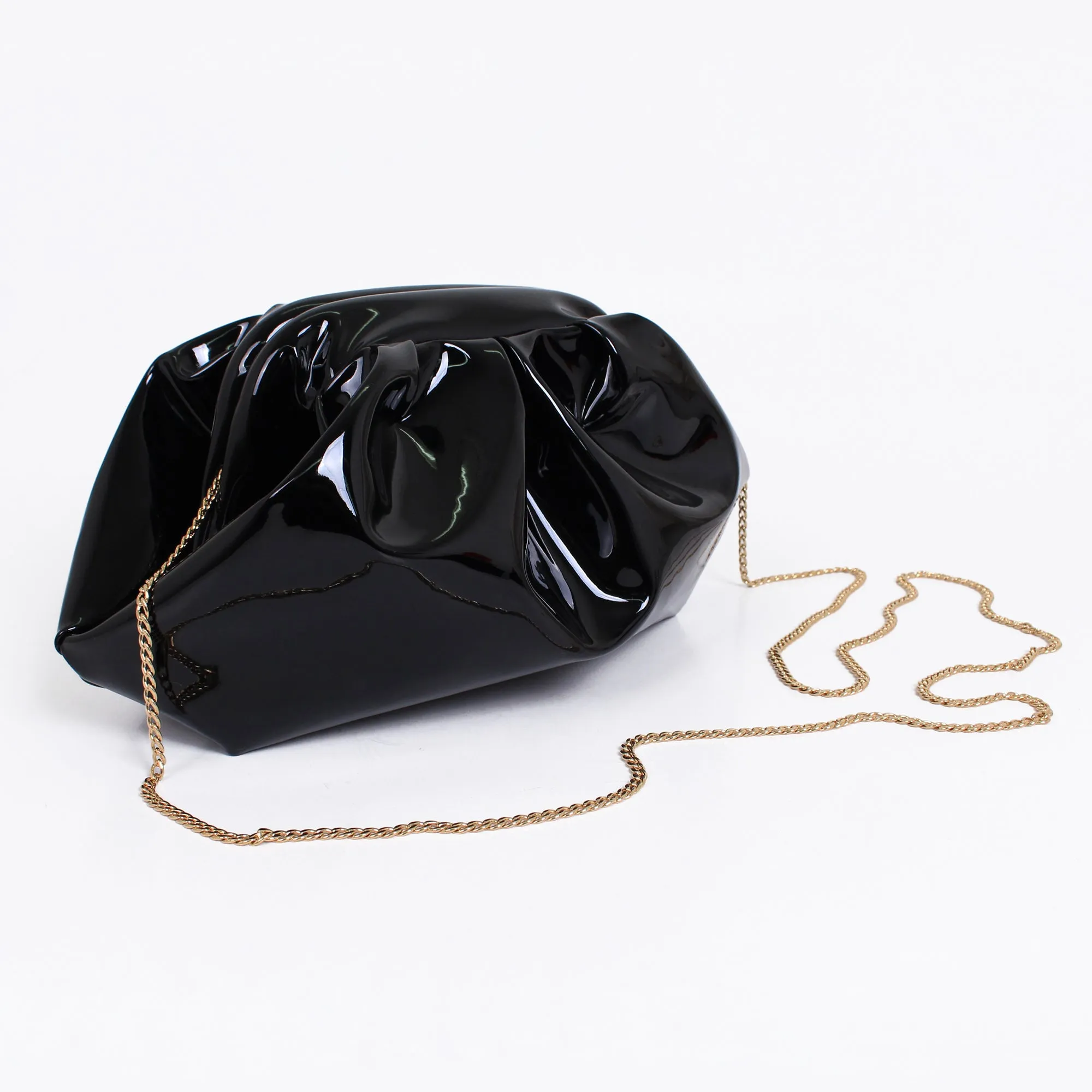 cloud clutch - black