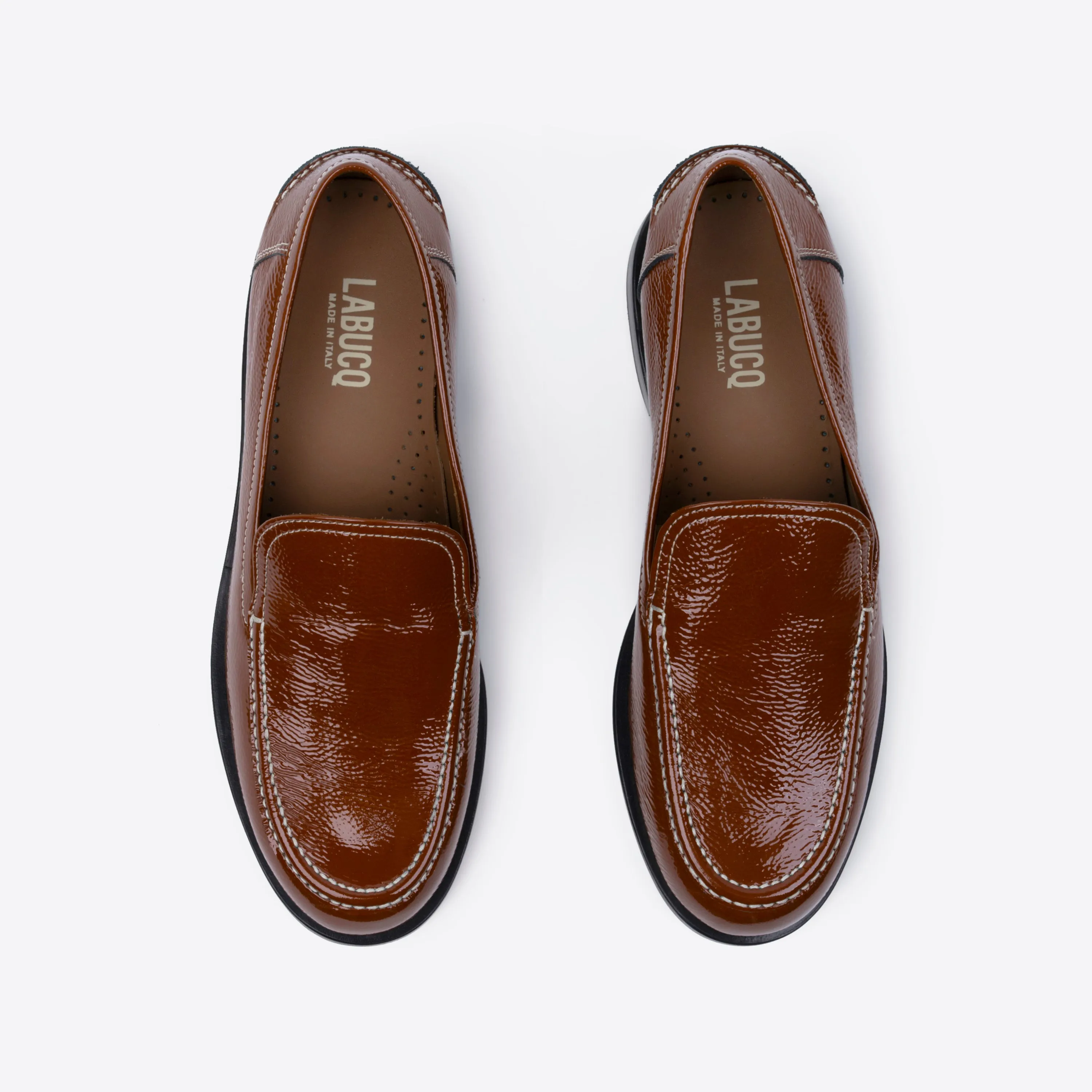 College Loafer Brown Patent